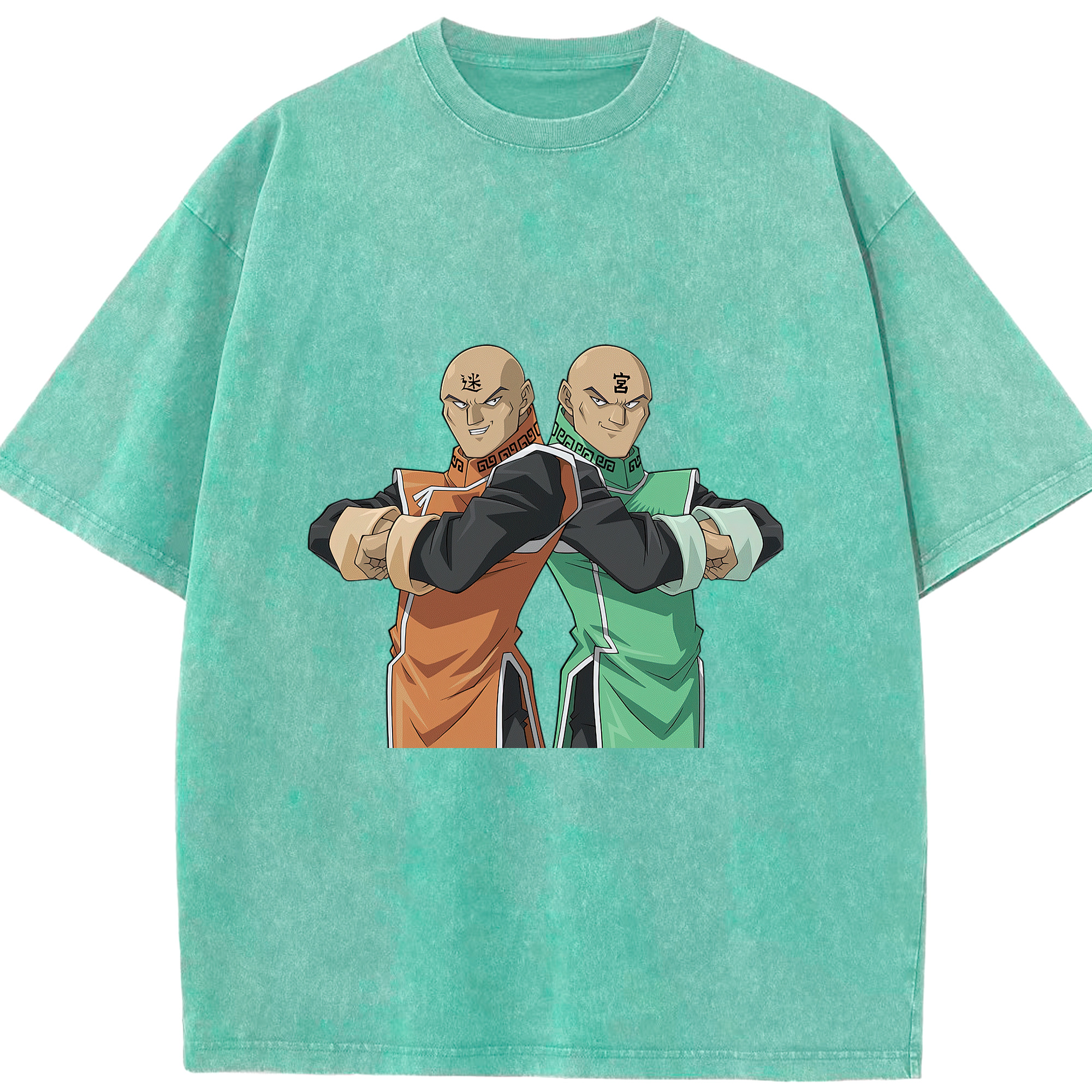 （画像用） 遊☆戯☆王 Yu-Gi-Oh! 綿100% ヴィンテージ風 半袖Tシャツ（フロントプリント）